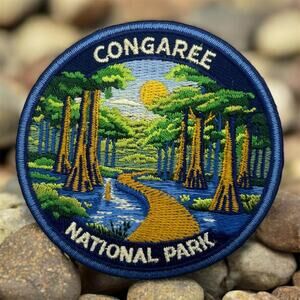 Congaree National Park Patch – 3” Embroidered Cypress Swamp Trail Badge
